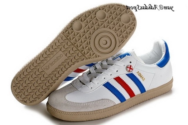 adidas samba blanche et rouge